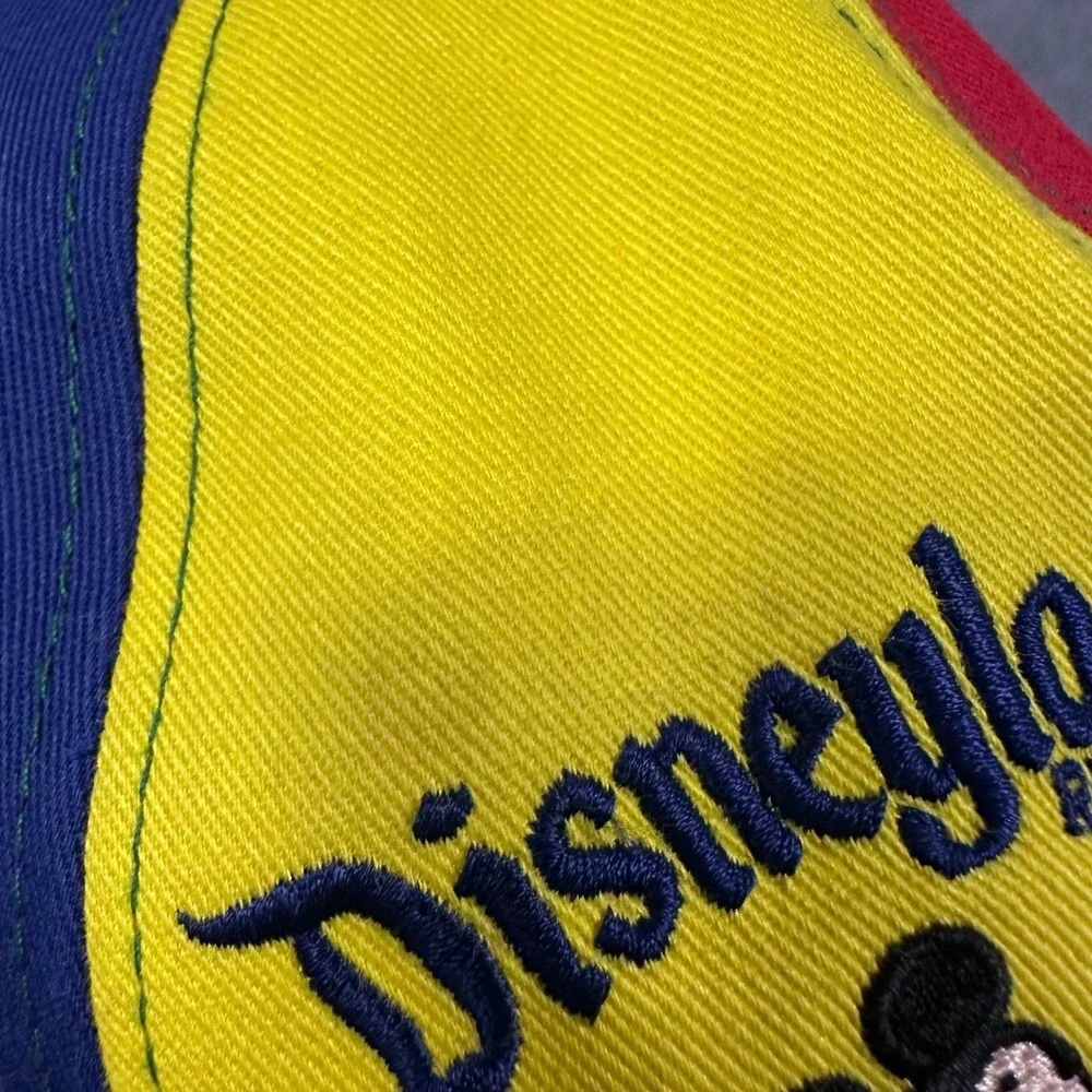 Disneyland Resort Mickey Mouse Youth Multicolor Kids Baseball Hat Embroidered
